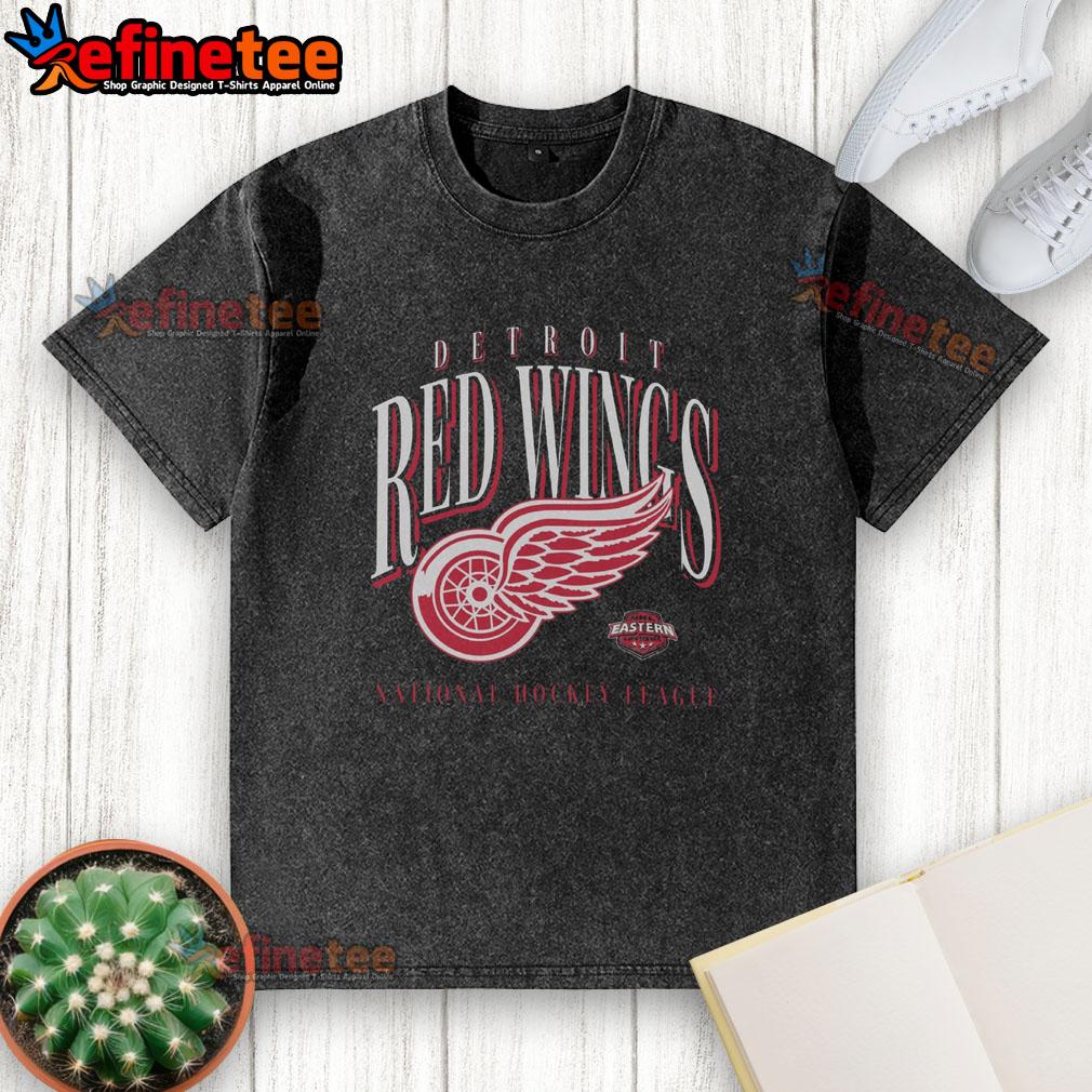 good-detroit-red-wings-crease-washed-t-shirt Good Detroit Red Wings Crease Washed T-Shirt featuring a vintage design and team logo, perfect for hockey fans.