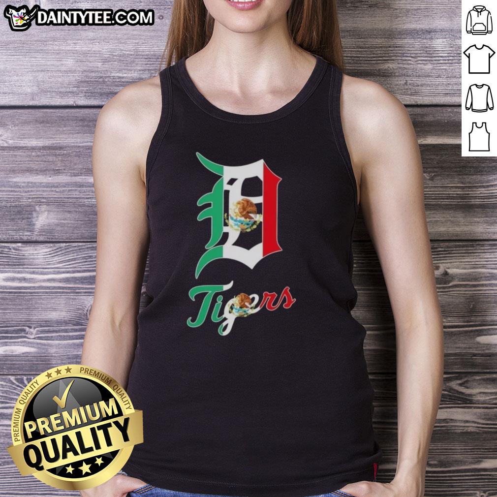 good-detroit-tigers-baseball-x-mexican-flag-tank-top Good Detroit Tigers baseball tank top with Mexican flag design, perfect for fans celebrating their heritage and team pride.