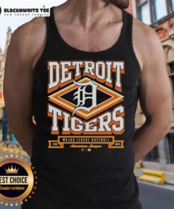 Alt Text: Good Detroit Tigers Heater Tank Top featuring vibrant team colors and logo, perfect for game day or casual wear.