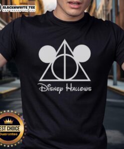 Good Disney Hallows Mickey Mouse X Deathly Hallows T-Shirt featuring Mickey in a magical design with iconic symbols.