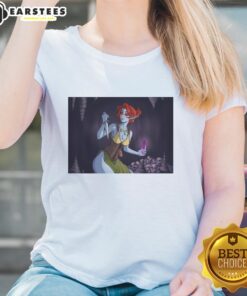 Stylish Good Dunmer Dark Elf ladies tee featuring a unique design, perfect for fans of fantasy and gaming fashion.