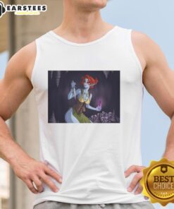 Good Dunmer Dark Elf tank top featuring intricate elven designs, perfect for fans of fantasy and gaming apparel.