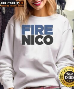 Good Fire Nico Dallas Mavericks sweatshirt featuring team colors and logo, perfect for fans and stylish sportswear.