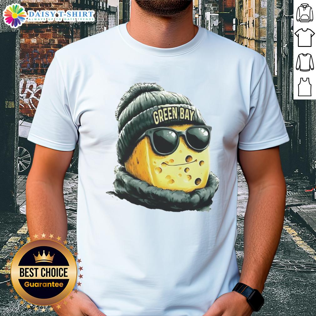 Good Green Bay Packers Mascot Wearing A Beanie And Sunglasses T Shirt Good Green Bay Packers mascot in a beanie and sunglasses, showcasing team spirit on a stylish t-shirt.