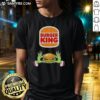Good Grinch Hands Love Burger King Merry Christmas T-Shirt featuring festive Grinch design and vibrant colors.