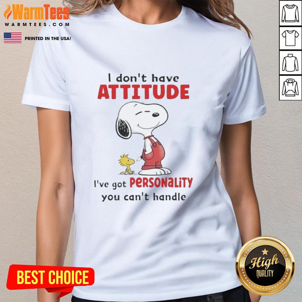 good-grinch-i-dont-have-attitude-ive-got-personality-you-cant-handle-ladies-tee Good Grinch I Don't Have Attitude I've Got Personality You Can't Handle Ladies Tee featuring a fun Grinch graphic.