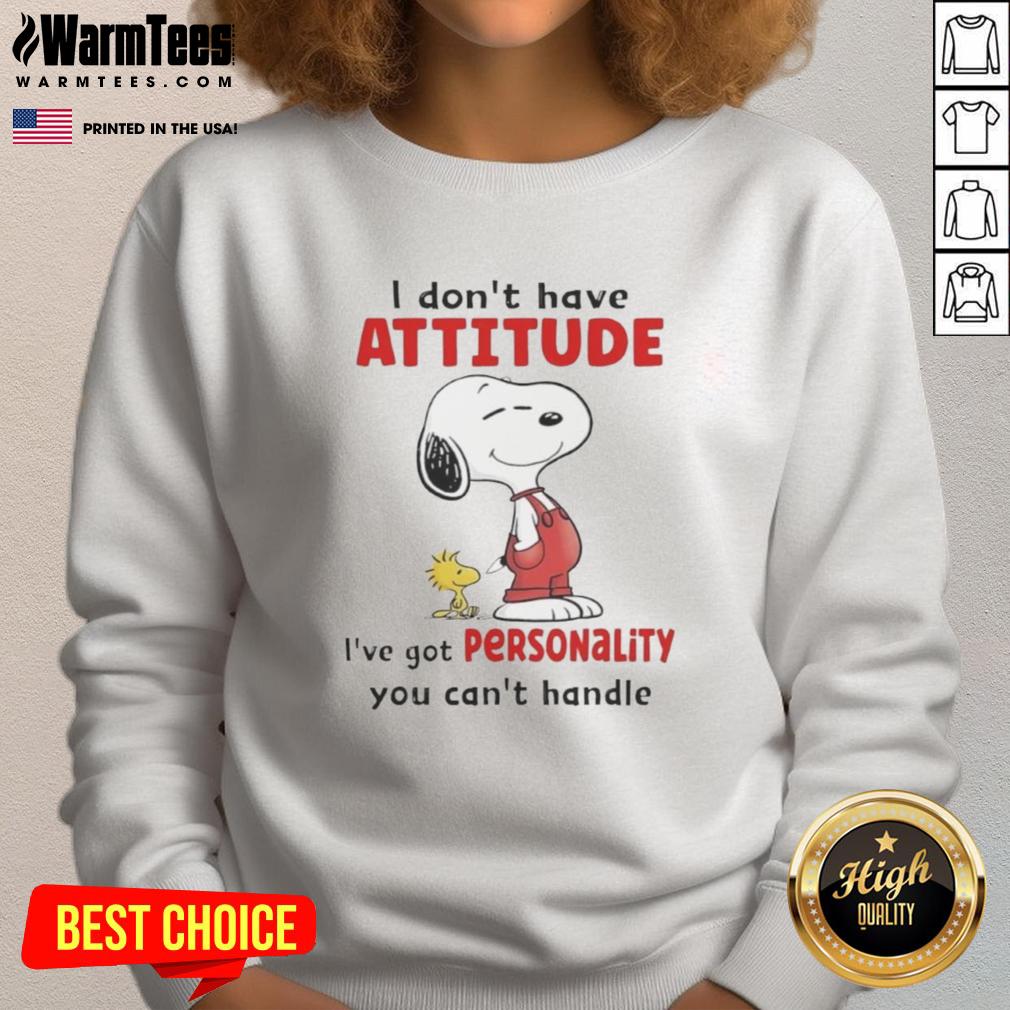 good-grinch-i-dont-have-attitude-ive-got-personality-you-cant-handle-sweatshirt Good Grinch sweatshirt with text: 'I don't have attitude, I've got personality you can't handle' in festive colors.
