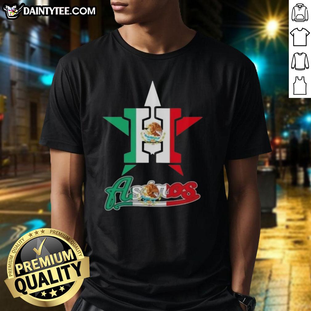 good-houston-astros-baseball-x-mexican-flag-t-shirt Good Houston Astros Baseball X Mexican Flag T-Shirt featuring vibrant colors, perfect for fans and supporters of both teams.
