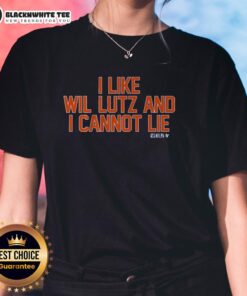 Good I Like Wil Lutz And I Cannot Lie Ladies Tee featuring a stylish design for fans of Wil Lutz and football.