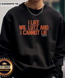 Good I Like Wil Lutz And I Cannot Lie sweatshirt featuring a bold graphic design and comfortable fit for fans.
