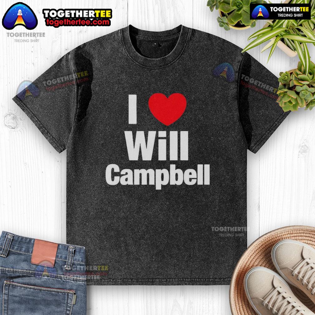Good I Love Will Campbell New England Patriots Football Lover Washed T Shirt Good I Love Will Campbell New England Patriots football lover washed t-shirt in navy with team logo and vintage style.