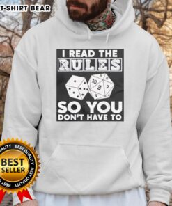 Good I Read The Rules So You Don't Have To Hoodie in casual style, featuring bold text and comfortable fit for everyday wear.
