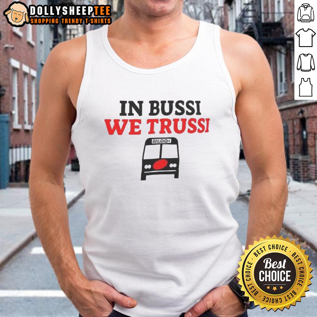 Good In Bussi We Trussi Carolina Hurricanes Tank Top Good In Bussi We Trussi Carolina Hurricanes tank top for fans, featuring vibrant team colors and logo design.