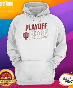 Indiana Hoosiers CFP 2025-2026 Playoff Mode Logo Hoodie showcasing team spirit and style for fans.