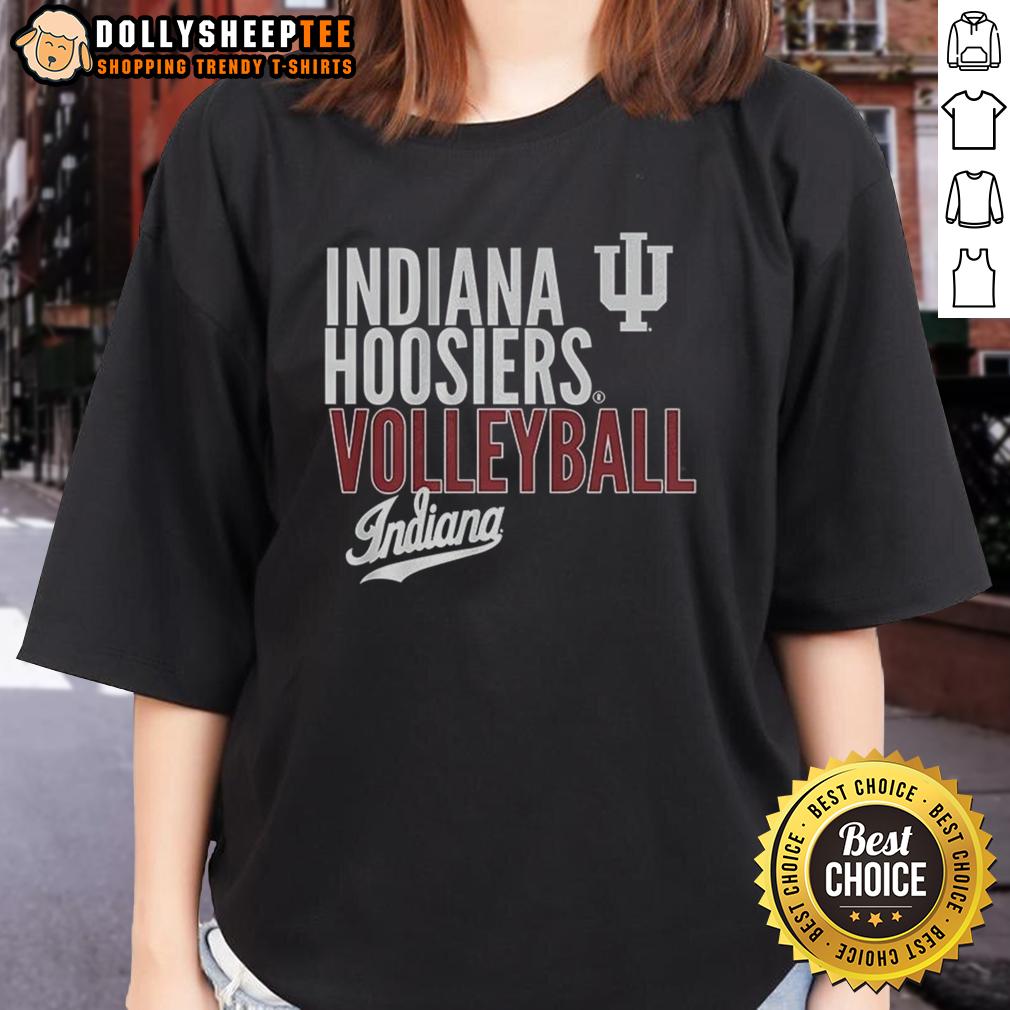 Good Indiana Huskers Volleyball Ncaa Text Logo Overlay Ladies Tee Good Indiana Huskers Volleyball NCAA text logo overlay on a stylish ladies tee, perfect for fans and athletes.