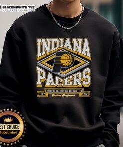 Good Indiana Pacers heater sweatshirt featuring team colors and logo, perfect for fans staying warm during games.