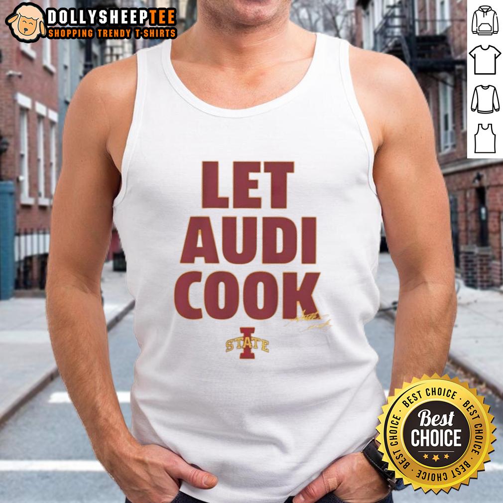 Good Iowa State Basketball Let Audi Crooks Cook Signature Tank Top Good Iowa State Basketball Let Audi Crooks Cook signature tank top in vibrant colors, perfect for fans and athletes.