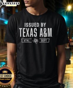 Texas A&M Aggies T-Shirt featuring 'Good Issued' design, perfect for fans showing school spirit and pride.