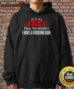 Good It's An Aries Thing Hoodie with bold text and graphic design, perfect for Aries zodiac sign enthusiasts.