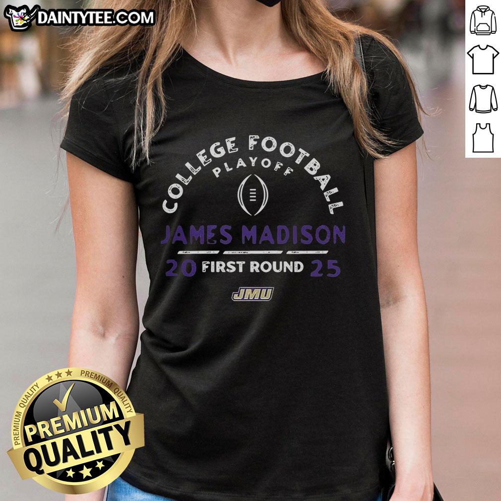 good-james-madison-dukes-ncaa-2025-26-college-football-playoff-first-round-curved-ladies-tee Good James Madison Dukes NCAA 2025-26 College Football Playoff First Round Curved Ladies Tee, stylish and sporty design.