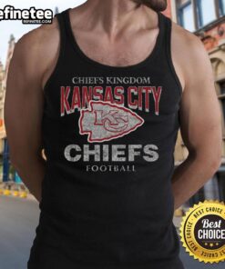 Good Kansas City Chiefs head-on tank top featuring team logo, perfect for game day and showing team spirit.
