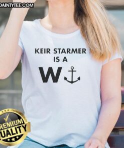 Good Keir Starmer is a W Anchor ladies tee featuring a stylish design perfect for fans of the Labour leader.