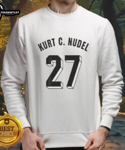 Good Kurt C Nudel 27 sweatshirt in vibrant colors, showcasing a stylish and comfortable design for casual wear.