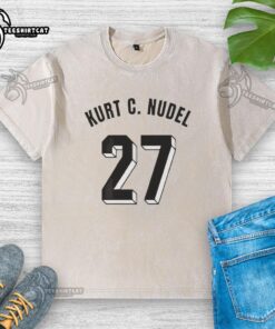 Good Kurt C Nudel 27 Washed T-Shirt in soft fabric, featuring a relaxed fit and stylish design, perfect for casual wear.