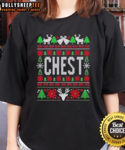 Good Liz Langston Christmas ladies tee featuring festive design, perfect for holiday celebrations and winter outings.