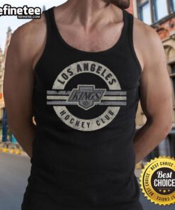 Vintage Los Angeles Kings surround tank top featuring classic team colors and logo, perfect for fans and summer wear.