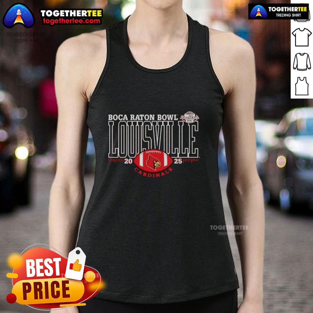 Good Louisville Cardinals 2025 Boca Raton Bowl Logo Tank Top Good Louisville Cardinals 2025 Boca Raton Bowl logo tank top featuring vibrant team colors and stylish design.