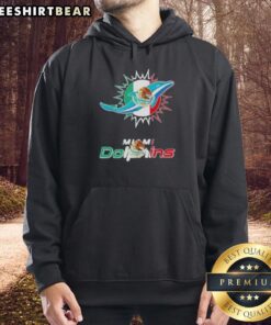Good Miami Dolphins football hoodie featuring a Mexican flag logo, perfect for fans and stylish game day wear.