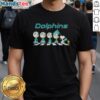 Good Miami Dolphins X Peanuts Snoopy and Friends Abbey Road T-Shirt featuring iconic characters on a vibrant design.