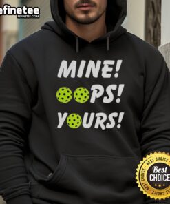 Good Mine Oops Yours Pickleball Hoodie in vibrant colors, perfect for pickleball fans and stylish sportswear enthusiasts.