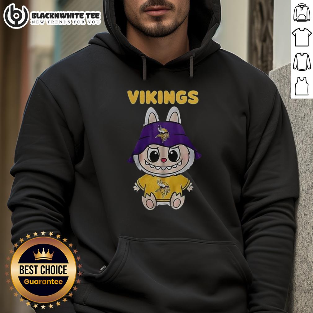 Good Minnesota Vikings Labubu Hoodie Good Minnesota Vikings Labubu hoodie featuring team colors and logo, perfect for fans and chilly game days.