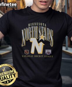 Good Minnesotadallas Stars Vintage Crease T-Shirt featuring a classic design for hockey fans and collectors.