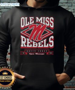 Good Mississippi Rebels heater hoodie in navy blue, featuring the logo and cozy design for fans and cold weather.