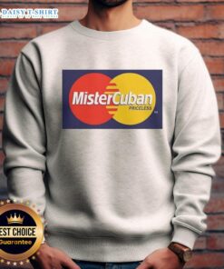 Alt Text: Good Mister Cuban Priceless Logo Sweatshirt in stylish design, perfect for casual wear and showcasing unique fashion.