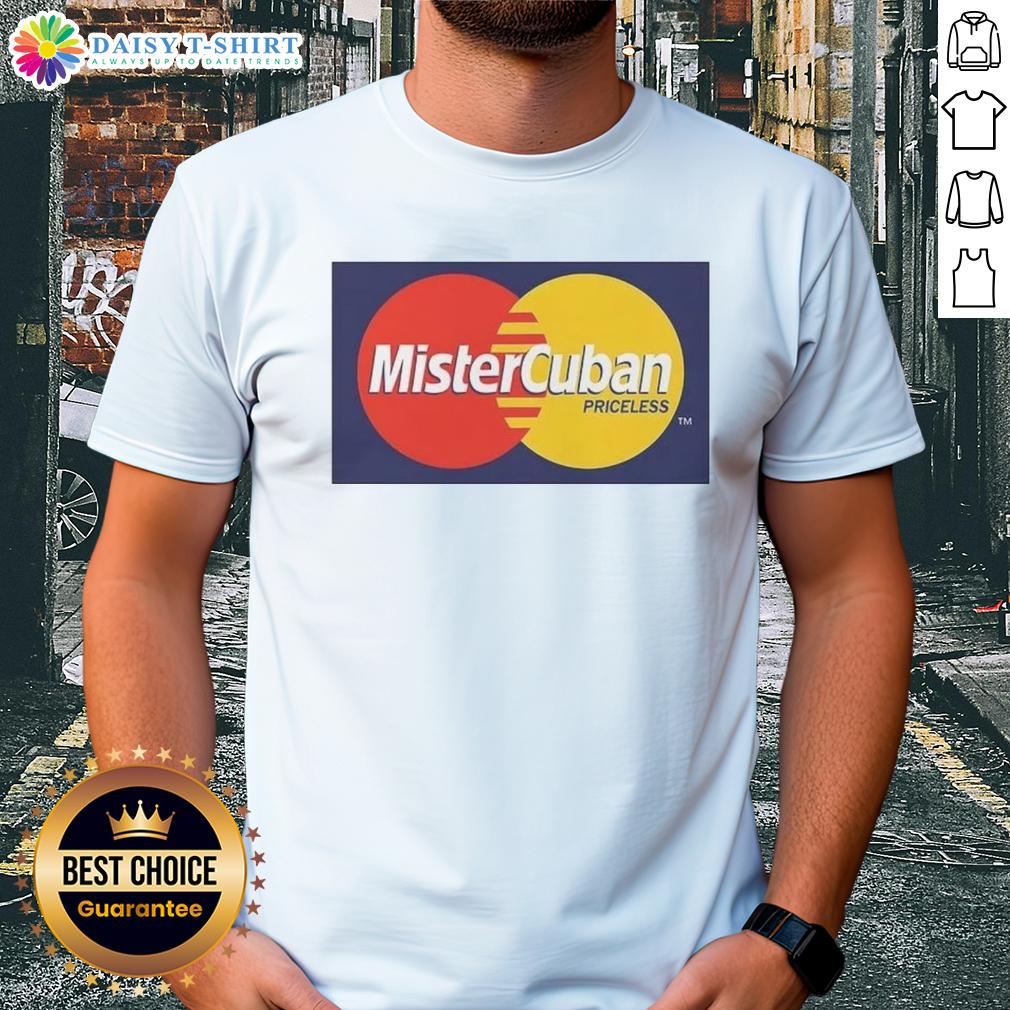 Good Mister Cuban Priceless Logo T Shirt Good Mister Cuban Priceless Logo T-Shirt featuring a stylish design with vibrant colors and a unique logo.