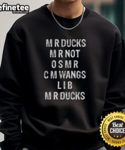 Good Mr. Ducks sweatshirt featuring vibrant graphics, perfect for fans of Mr. Ducks and unique fashion styles.