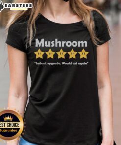 Good Mushroom Review: Instant Upgrade! Women's Mario Tee featuring vibrant graphics and comfortable fit, perfect for fans.