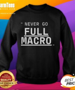Good Never Go Full Macro Underline Sweatshirt in soft fabric, featuring stylish design and comfortable fit for casual wear.
