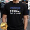 Alt Text: Good New England Patriots X Peanuts Snoopy and Friends Abbey Road T-Shirt featuring Snoopy and friends crossing the street.