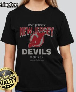 Good New Jersey Devils vintage head-on ladies tee featuring classic team logo and stylish design for fans.