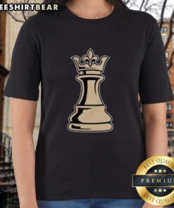 Good New Orleans Saints 'The Queen Can Make Any Move' Ladies Tee showcasing stylish team spirit for female fans.