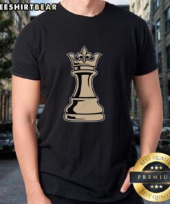 Alt Text: Good New Orleans Saints The Queen Can Make Any Move T-Shirt featuring bold graphics and team colors for fans.