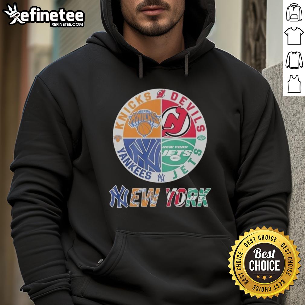 good-new-york-knicks-new-jersey-devils-york-yankees-new-york-jets-mashup-logo-hoodie Good New York Knicks, New Jersey Devils, Yankees, Jets mashup logo hoodie showcasing iconic NYC sports teams.