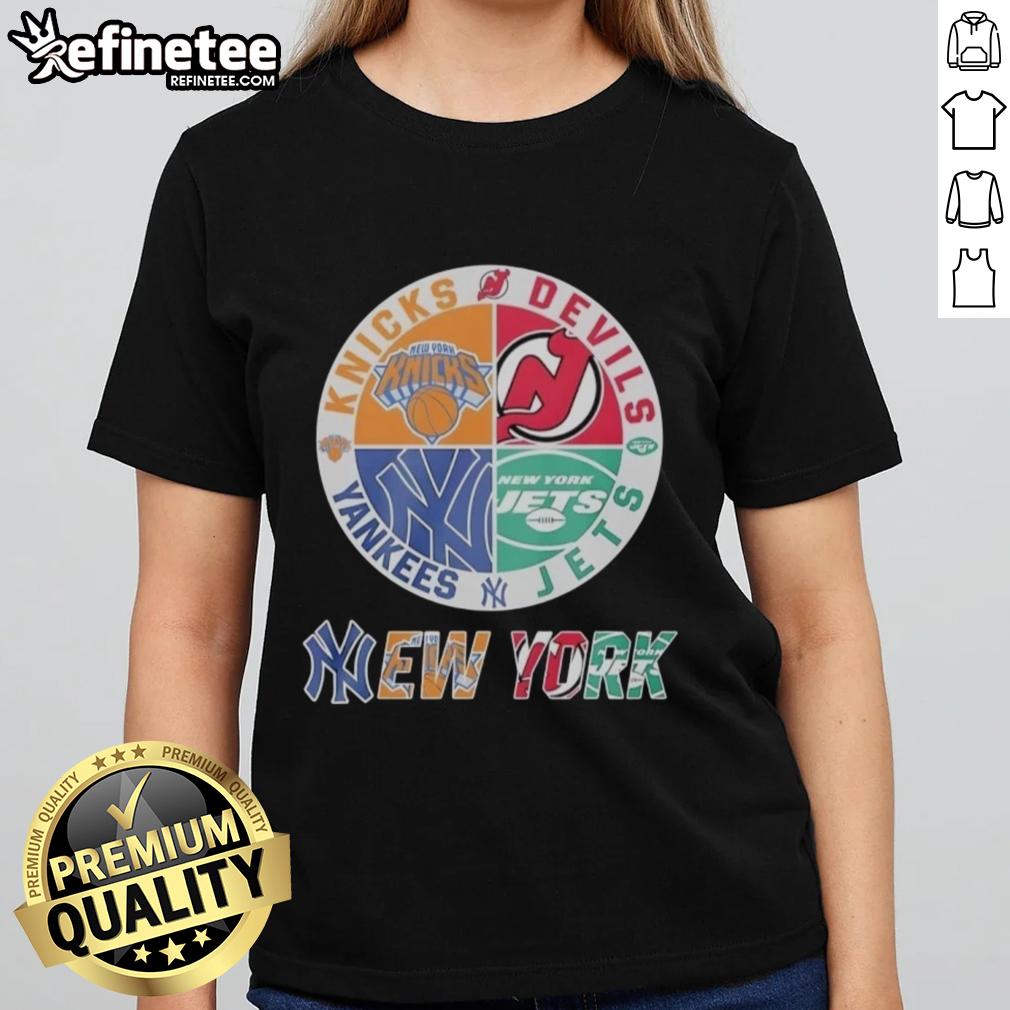 good-new-york-knicks-new-jersey-devils-york-yankees-new-york-jets-mashup-logo-ladies-tee Good New York Knicks New Jersey Devils Yankees Jets mashup logo on a ladies tee, perfect for sports fans.