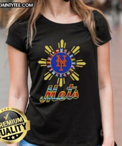 Good New York Mets x Hispanic Ladies Tee featuring vibrant colors and stylish design for fans celebrating culture and sports.