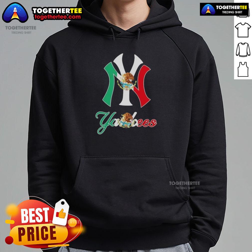 Good New York Yankees Baseball X Mexican Flag Hoodie Good New York Yankees baseball hoodie featuring the Mexican flag design, perfect for fans blending style and team spirit.